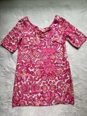 Lilly Pulitzer Everett Dress in Sailor's Valentine Seashell Print - Size Small